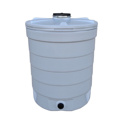 DEPÓSITO PEAD GRIS C/ TAMPA AQUATONNE 500L